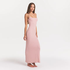 SOFT LOUNGE LONG SLIP DRESS | MORGANITE