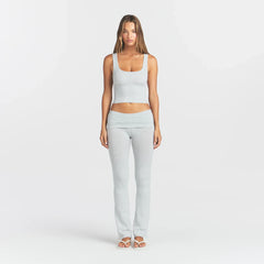 COTTON RIB TANK | LIGHT HEATHER GREY