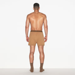 SKIMS COTTON MENS KNIT BOXER 3-PACK | RUSSET MULTI