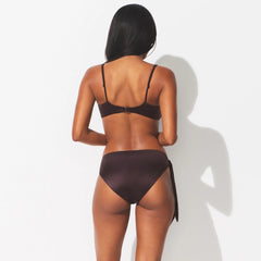 SATIN SWIM TIE SIDE BIKINI BOTTOM | PHOENIX