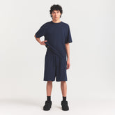 JERSEY LOUNGE MENS RELAXED SHORT | NAVY