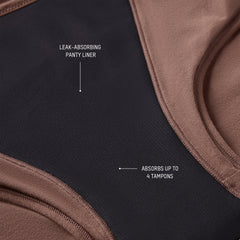 PERIOD PANTIES BOY SHORT | ESPRESSO