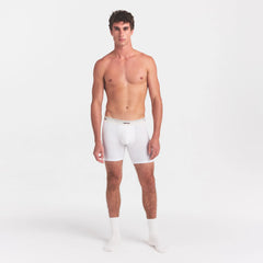 SKIMS COTTON RIB MENS 5" BOXER BRIEF | CHALK