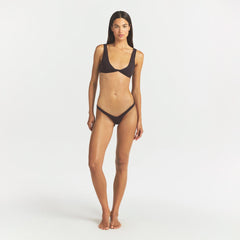 RAW EDGE MICRO PLUNGE BRALETTE | PHOENIX