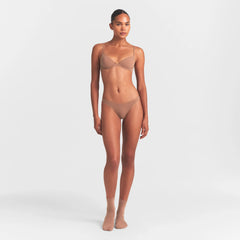 EVERYDAY COTTON UNLINED DEMI BRA | SIENNA HEATHER