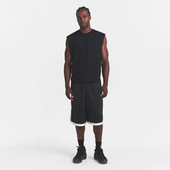 MESH APPAREL MENS LONG SHORT | ONYX