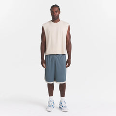 MESH APPAREL MENS LONG SHORT | ZIRCON