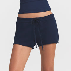 DRAPEY FRENCH TERRY SHORT | NAVY