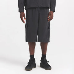 WOVEN MENS RELAXED CARGO SHORT | ONYX
