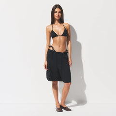 SIGNATURE SWIM TRIANGLE BIKINI TOP | ONYX