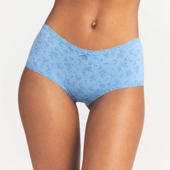 LIGHTWEIGHT COTTON LACE BOY SHORT | SURF DAINTY FLORAL PRINT