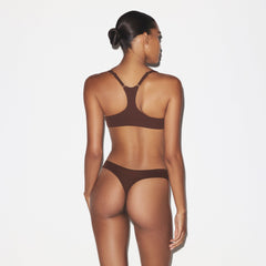 FITS EVERYBODY RACERBACK DEMI BRA | COCOA