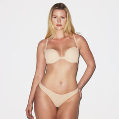 FITS EVERYBODY RACERBACK DEMI BRA | SAND