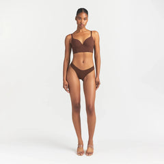 FITS EVERYBODY LOW BACK LONGLINE BRA | COCOA