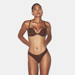 FITS EVERYBODY RACERBACK DEMI BRA | COCOA