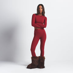 FAUX FUR BOOT | COCOA