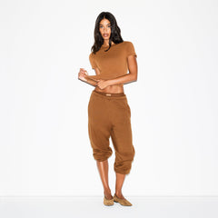 COTTON FLEECE CLASSIC JOGGER | BISON