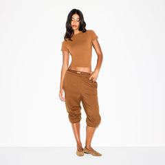 COTTON FLEECE CLASSIC JOGGER | BISON