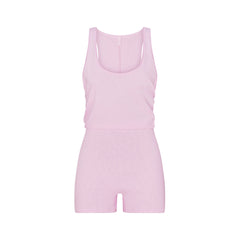WORN IN JERSEY HEART ONESIE | BABY PINK
