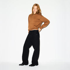 COTTON FLEECE CLASSIC HOODIE | BISON