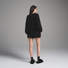 COTTON FLEECE CLASSIC CREWNECK | ONYX