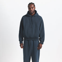 HEAVYWEIGHT FLEECE MENS HOODIE | NAVY