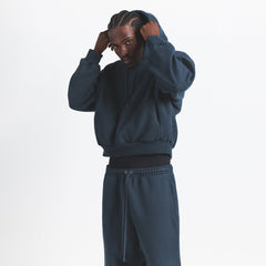 HEAVYWEIGHT FLEECE MENS HOODIE | NAVY