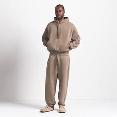 HEAVYWEIGHT FLEECE MENS HOODIE | TRUFFLE