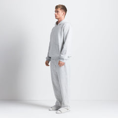 FLEECE LOUNGE MENS RELAXED HOODIE | LIGHT HEATHER GREY