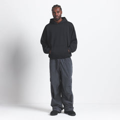 FLEECE LOUNGE MENS RELAXED HOODIE | WASHED ONYX