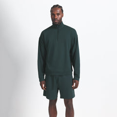 JERSEY LOUNGE MENS RELAXED QUARTER ZIP PULLOVER | TINT