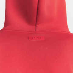 FLEECE LOUNGE MENS RELAXED ZIP UP HOODIE | WASHED RED