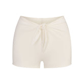 SWIM COVER-UPS COTTON SHORT | EGRET