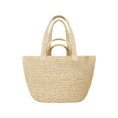 SKIMS ACCESSORIES RAFFIA TOTE PAPER | NATURAL RAFFIA