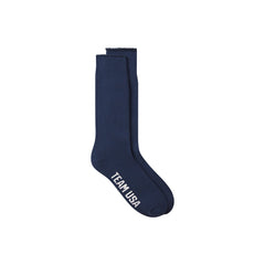 SKIMS FOR TEAM USA MENS OLYMPIC LOUNGE SOCK | NAVY