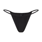 SIGNATURE SWIM STRING BIKINI BOTTOM | ONYX