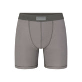 SKIMS COTTON MENS 5" BOXER BRIEF | WASHED GUNMETAL