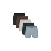 SKIMS COTTON MENS 3" BOXER BRIEF 5-PACK | VERDANT SKY MULTI