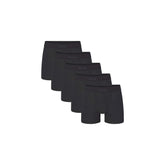 SKIMS COTTON MENS 3" BOXER BRIEF 5-PACK | ONYX