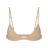 EVERYDAY COTTON TRIANGLE BRALETTE | CLAY HEATHER