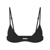 EVERYDAY COTTON TRIANGLE BRALETTE | ONYX