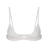 EVERYDAY COTTON TRIANGLE BRALETTE | SNOW