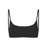 EVERYDAY COTTON SCOOP BRALETTE | ONYX
