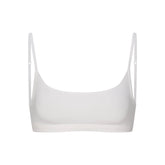 EVERYDAY COTTON SCOOP BRALETTE | SNOW