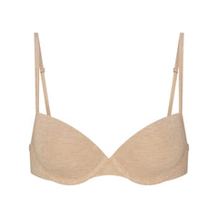 EVERYDAY COTTON T-SHIRT BRA | CLAY HEATHER