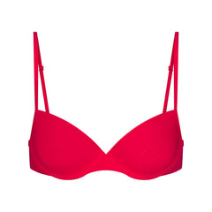 EVERYDAY COTTON T-SHIRT BRA | CARMINE