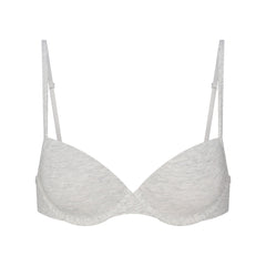EVERYDAY COTTON T-SHIRT BRA | LIGHT HEATHER GREY
