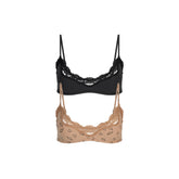 FITS EVERYBODY LACE SCOOP BRALETTE 2-PACK | ONYX AND SKETCHED HEARTS