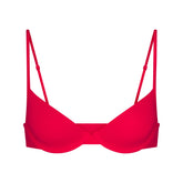EVERYDAY COTTON UNLINED DEMI BRA | CARMINE