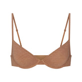 EVERYDAY COTTON UNLINED DEMI BRA | SIENNA HEATHER